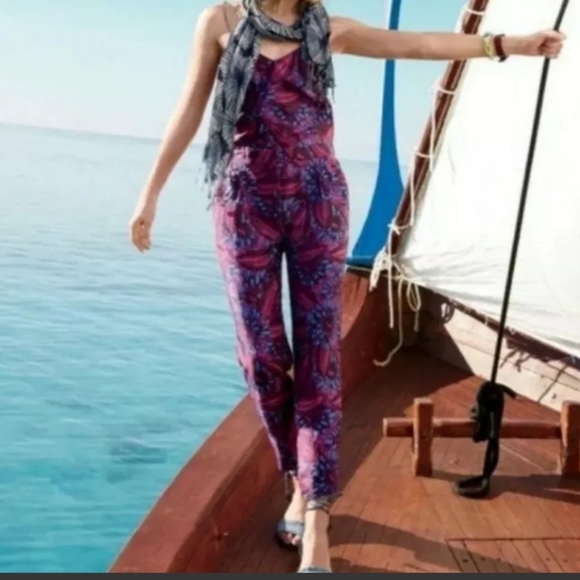 J CREW 100% Silk Jumpsuit Women's Size 12 NWT - Picture 7 of 10